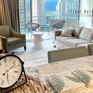 Free Parking Waikiki Luxury Ilikai Studio City View Apartment